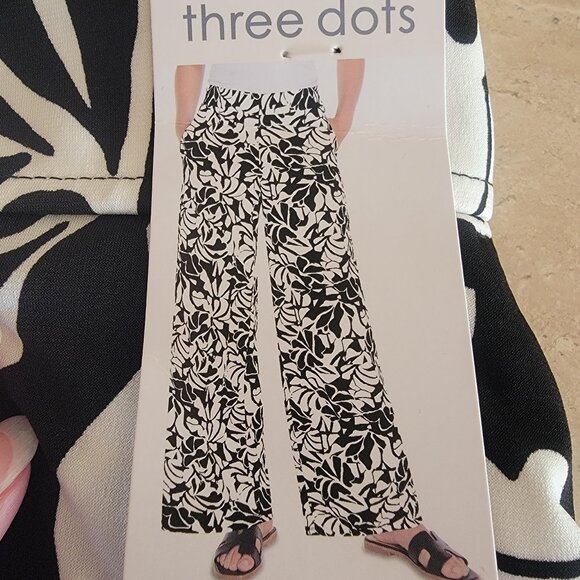 Three Dots Pants - Three Dots Women's Pull On Pant NEW